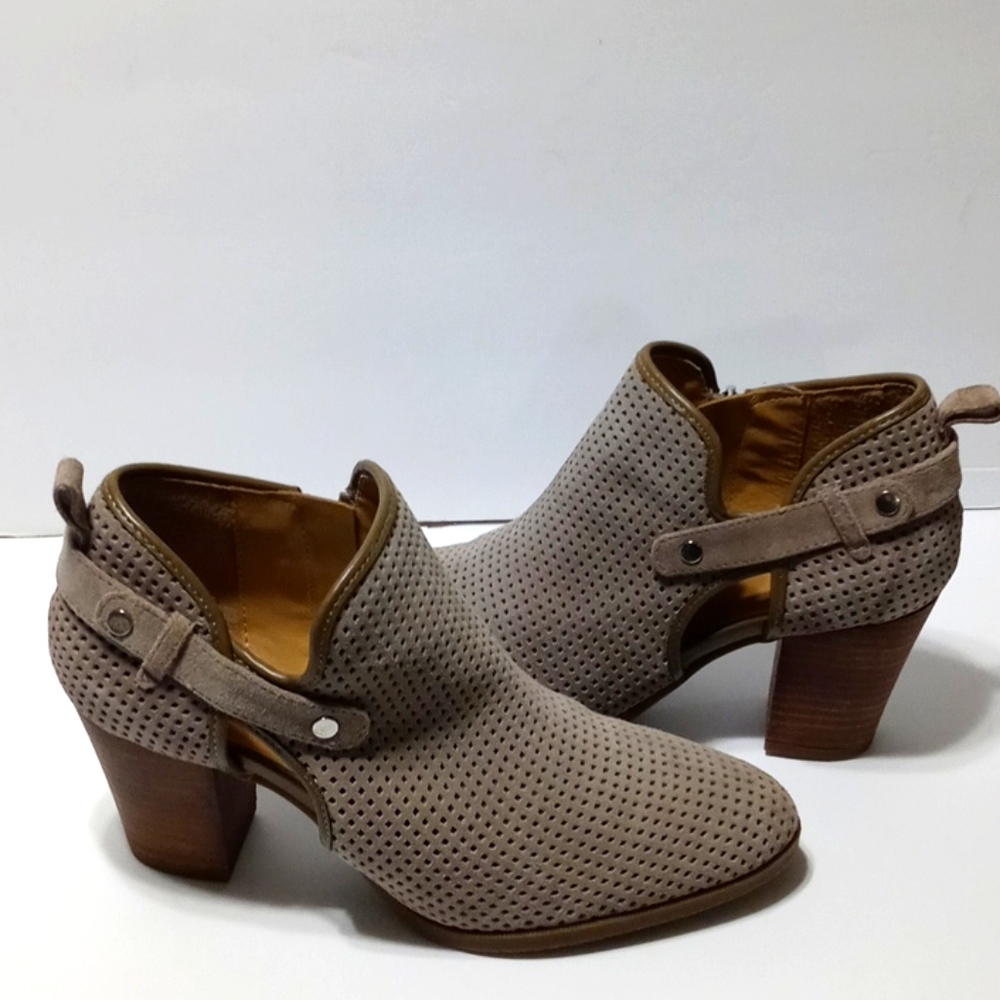 Franco Sarto Perforated Cut Out Booties